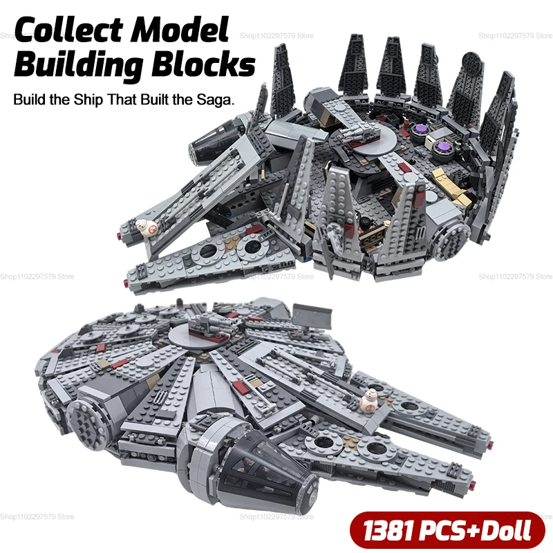 Model Kit Chemistry - Set Blok Bangunan Pesawat Luar Angkasa