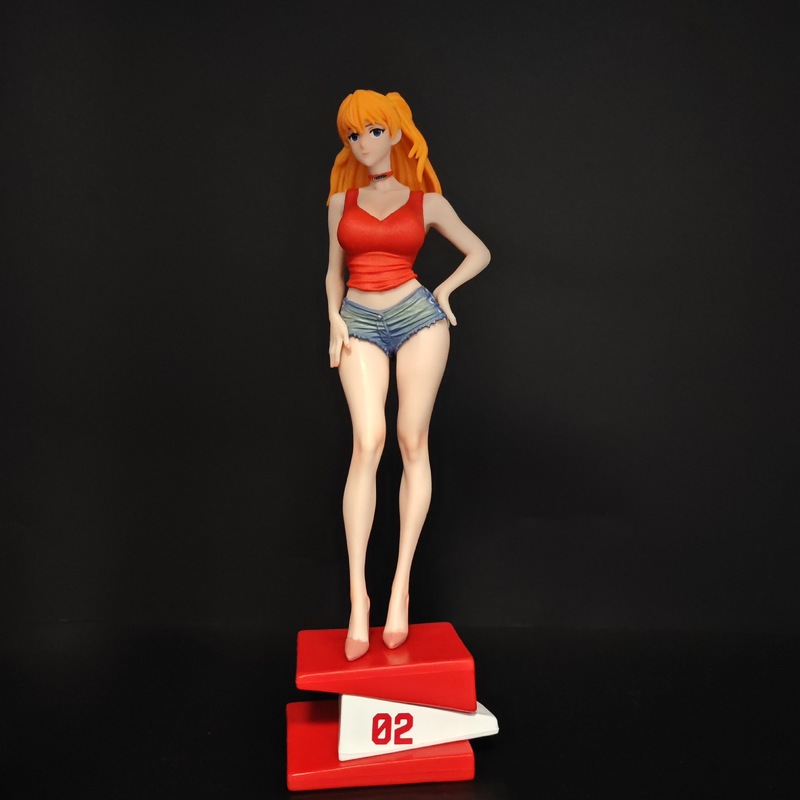 Patung Figur Anime Asuka Langl - Model Kit Eva 02 ulasan dan harga