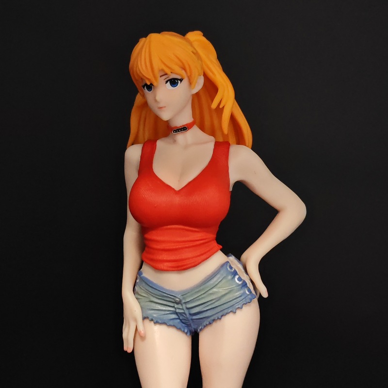 Patung Figur Anime Asuka Langl - Model Kit Eva 02 ulasan dan harga