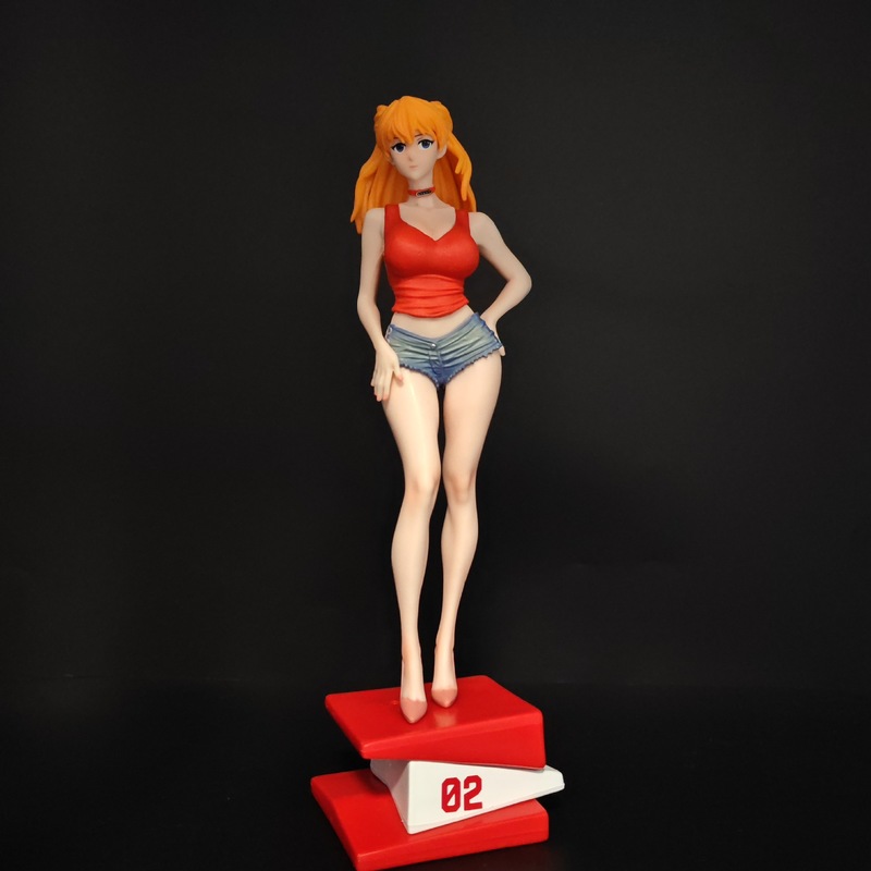 Patung Figur Anime Asuka Langl - Model Kit Eva 02 ulasan dan harga