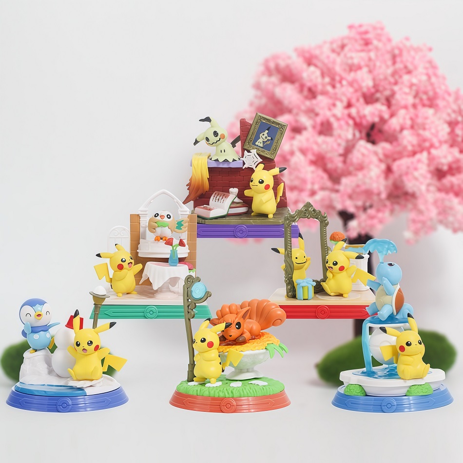 6 Buah Boneka Aksi Pok é Mon P - Model Kit Pokemon ulasan dan harga