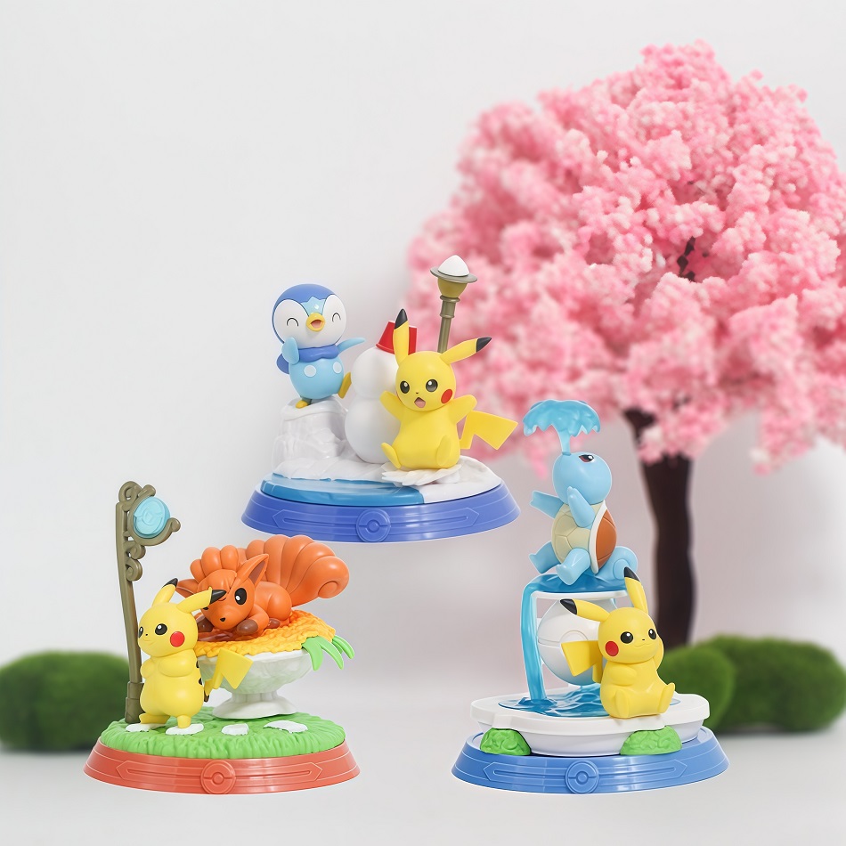 6 Buah Boneka Aksi Pok é Mon P - Model Kit Pokemon ulasan dan harga