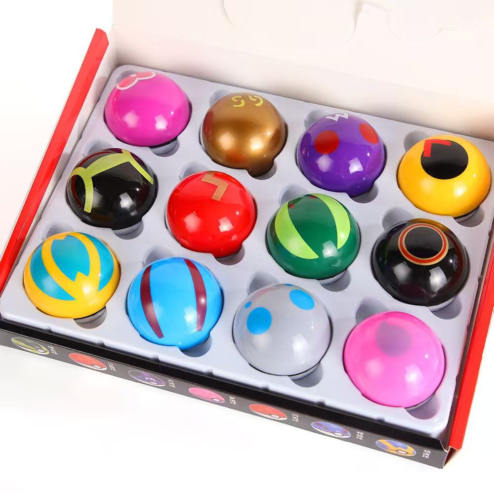 Figur Pokemon 12 Buah/Set Bola - Model Kit Pokemon ulasan dan harga